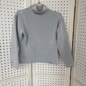 Express Light Gray Women's Turtleneck Sweater